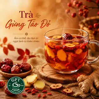 Hình ảnh Trà Gừng Táo Đỏ