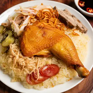 Hình ảnh xôi đùi góc tư
