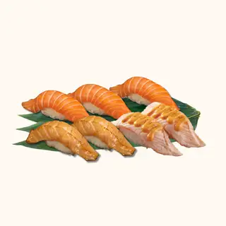 Hình ảnh Set nigiri cá hồi mix nhỏ
