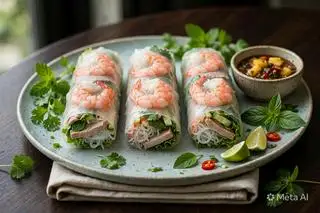 Combo 3 gỏi cuốn tôm thịt  - 39.000 ₫ tại Quỳnh - Gỏi Cuốn & Bột Chiên - Hồ Bá Phấn
