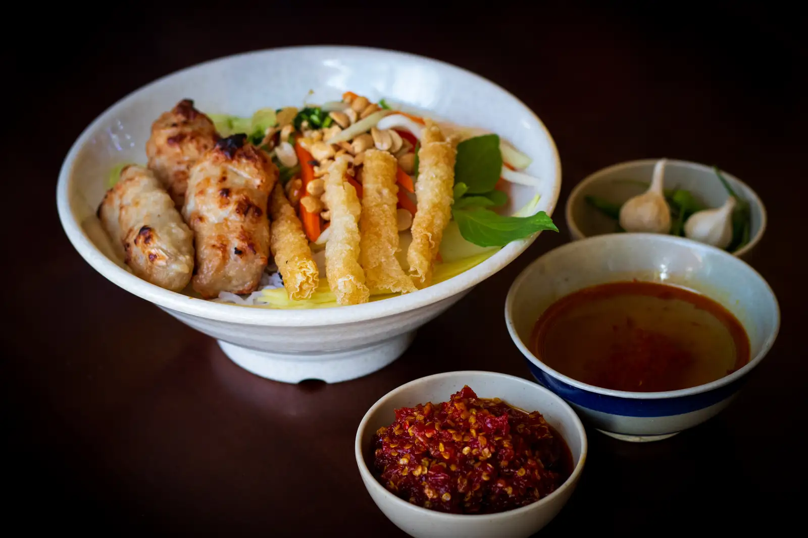 Bún nem nướng - 38.000 ₫ tại Cô Nga - Nem Nướng Chánh Hiệu Ninh Hòa - Hoa Cau