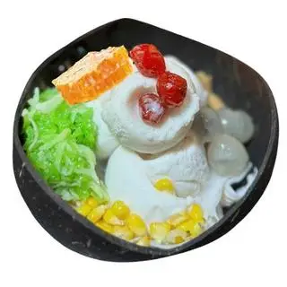 Kem dừa 4 - 65.000 ₫ tại Kem Dừa Siam, Pizza & Ăn Vặt - 24 Đường Số 75