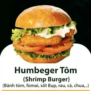 Hình ảnh Humbeger tôm - Shrimp burger