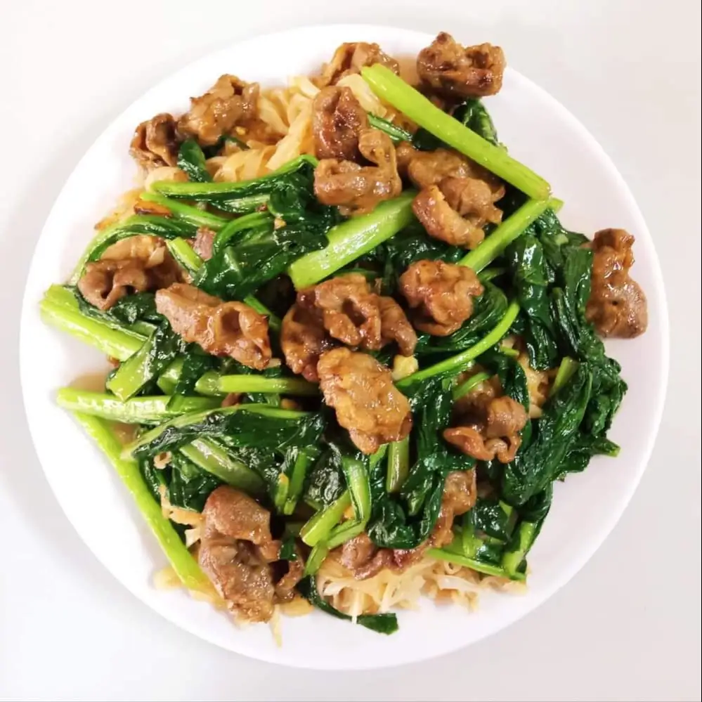 Hình ảnh mì xào bắp bò