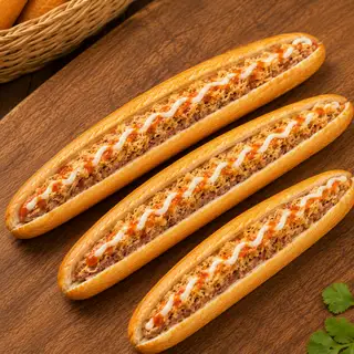 BMQ Pate chà bông - 23.000 ₫ tại MiniChic - Bánh Mì Que & Sữa Chua Lắc - Nguyễn Gia Trí