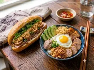 Hình ảnh COMBO 1: 1 Bánh Mì Thập Cẩm + 1 Xôi Thập Cẩm Đặc Biệt