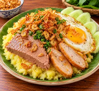 Hình ảnh Xôi Xéo Pate Trứng Chả