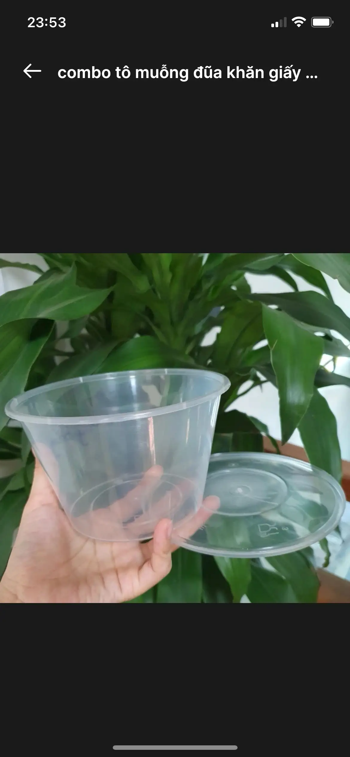 combo tô muỗng đũa - 3.000 ₫ tại Hủ Tiếu Sa Đéc Tân Hải - Lê Văn Khương
