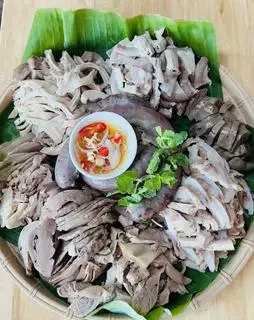 Hình ảnh lẩu lòng heo 