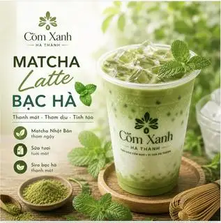 Hình ảnh Matcha Latte Bạc Hà