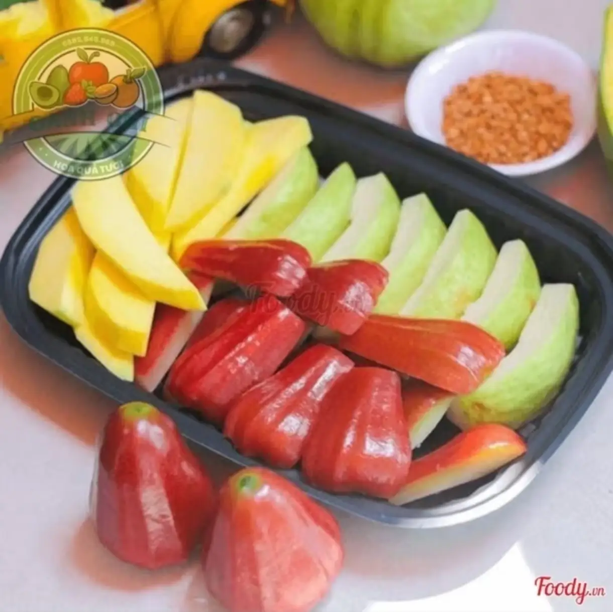 Hình ảnh Set lớn roi - xoài - ổi - kèm muối chấm