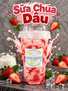 Hình ảnh Sữa chua dâu ly 700ml
