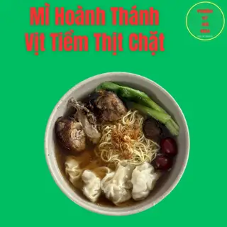 Mì hoành thánh vịt tiềm thịt chặt - 9.000 ₫ tại Mì Vịt Tiềm - Thiên Ký - Đường Số 7