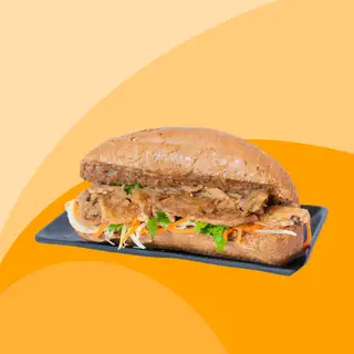 Hình ảnh Bánh mì Snap thịt xiên nướng