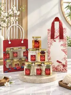 Hình ảnh Set quà 6 hũ yến chưng nóng 75ml