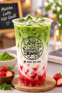 Hình ảnh Matcha Latte Dâu