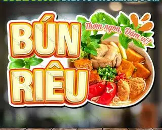 Hình ảnh bún riêu - canh bún riêu cua  cha