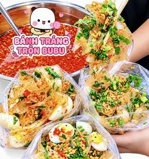 Hình ảnh BÁNH TRÁNH TRỘN TỎI PHI, MỠ HÀNH