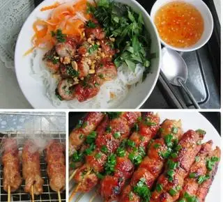 Bún Thịt Nướng + Nem Nướng - 48.000 ₫ tại Bánh Mì & Bún Thịt Nướng Hai Sang - Hoàng Sa