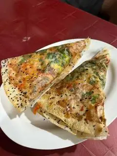 Hình ảnh combo 2 cái bánh tráng nướng mắm ruốc 