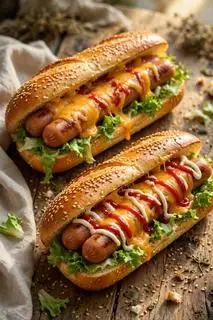 Hình ảnh Bánh mì xúc xích