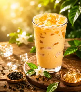 Trà sữa gạo rang - 49.000 ₫ tại Tiệm Trà & Cà Phê An - Hoàng Sa