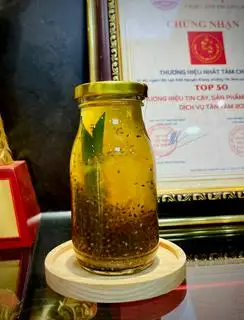 Hình ảnh Combo 1 nước yến tươi hầm nấm đông trùng size 200ml+ 1 súp bào ngư size M