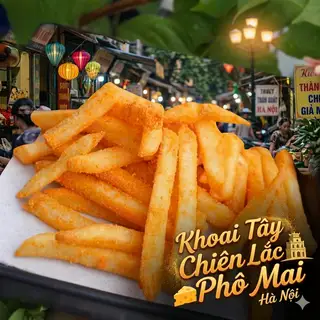 Khoai Tây Chiên Lắc Phô Mai (Kèm Tương Ớt, Cà) (Áp Mã Giảm Giá Của Quán Nhé) - 37.000 ₫ tại 3 Chị Em Quán - Trà Sữa, Cà Phê & Tàu Hũ Singapore - Huỳnh Văn Nghệ