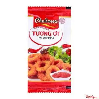 Tương ớt bịch nhỏ - 1.000 ₫ tại Cơm - Mì trộn Mu Summer