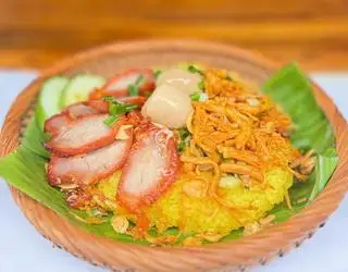 Hình ảnh Xôi gà xé xá xíu