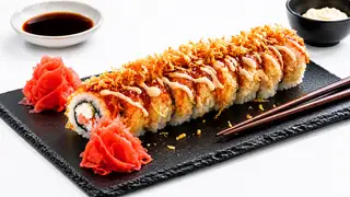 Crunchy shrimp roll - 137.000 ₫ tại Jiyu Pop Push Sushi - Cách Mạng Tháng Tám