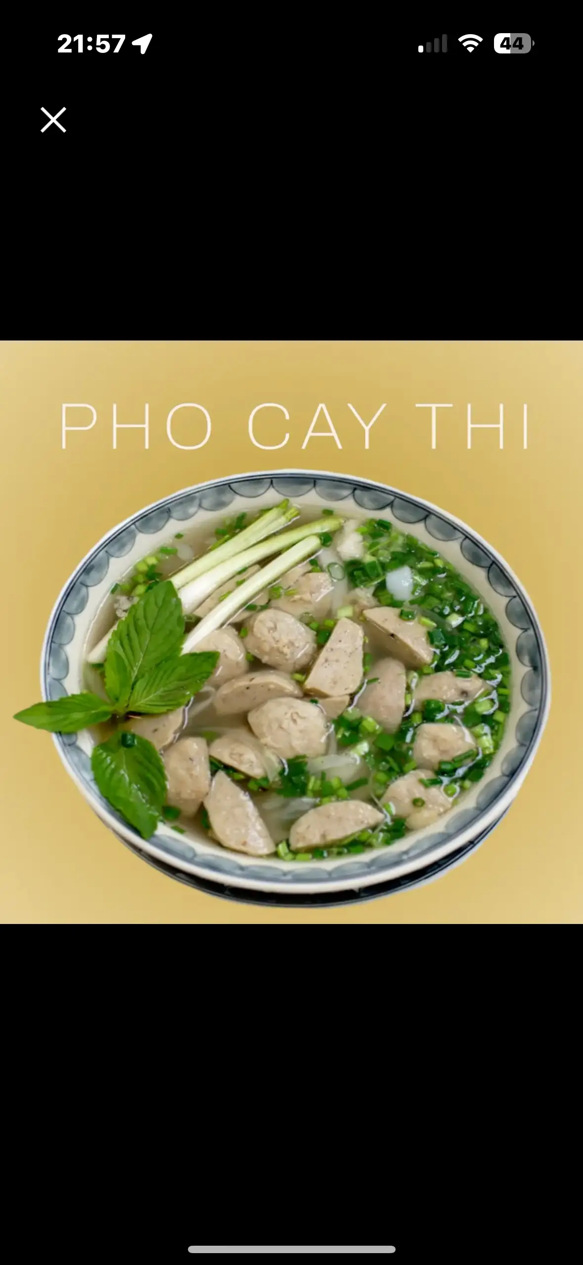 Phở Bò Viên - 47.000 ₫ tại Phở Cây Thị - Phan Văn Trị