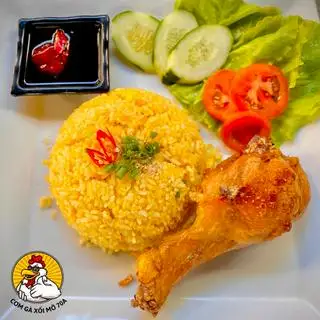 Cơm gà xốt ngọt đùi - 52.000 ₫ tại Cơm Gà Xối Mỡ Giòn Giòn - Thạnh Lộc 28