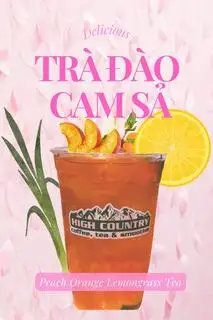 Hình ảnh Trà Đào Cam Sả