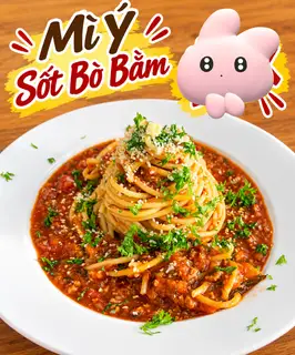 Hình ảnh mì ý bò bầm