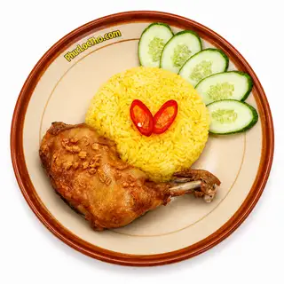 Cơm Đùi Gà Góc 4 Chuẩn - Xốt Tự Chọn - 69.000 ₫ tại Cơm gà Đệ Nhất - Huỳnh Thiện Lộc