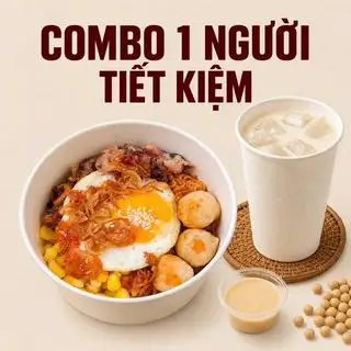 Hình ảnh Combo 1 người Tiết kiệm - 1 trộn Thái - 1 nước