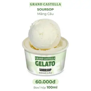 Hình ảnh Soursop Gelato 100ML - Kem Mãng Cầu