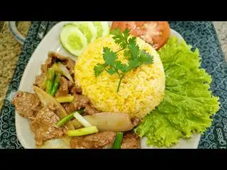 Cơm bò xào sa tế - 55.000 ₫ tại Cơm Gà Xối Mỡ Ngọc Hiền - Phan Văn Trị