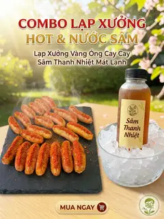 Hình ảnh Combo 2 lạp xưởng - 1 sâm bất kỳ