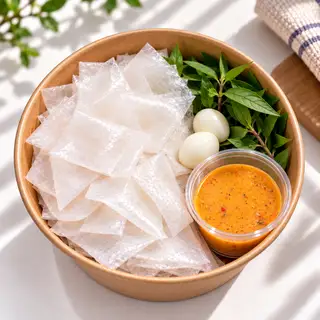 Hình ảnh Bánh tráng chấm