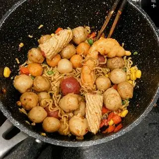 Hình ảnh COMBO viên thêm ĂN KÈM MÌ TRỘN INDOMIE