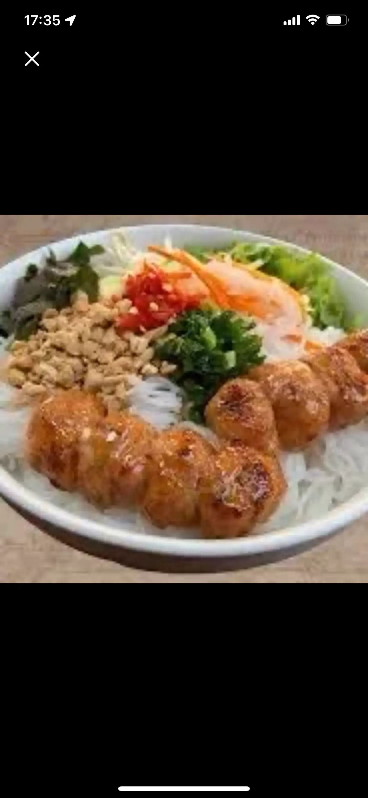 Bún nem nướng - 49.000 ₫ tại Bún Thịt Nướng & Bánh Mì An Khang - Nguyễn Xí