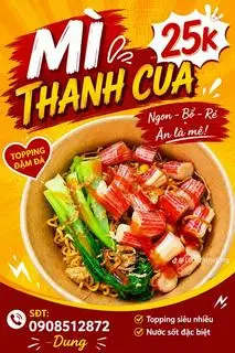 Hình ảnh Mì trộn Thanh Cua