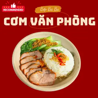 Cơm xá xíu Hồng Kong - 59.000 ₫ tại Mì Trộn & Bánh Ướt Lòng Gà Bếp Bà Ba - Nguyễn Tư Nghiêm