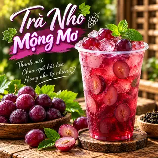 Hình ảnh Trà Nho Mộng Mơ