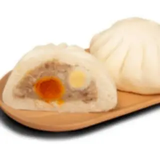 Hình ảnh Bánh bao 1 trứng cút 1 trứng muối