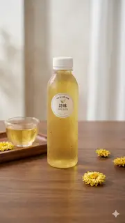 Chai Sâm Bông Cúc 100% đường phèn - 20.000 ₫ tại Shi - Chè Ngon Nước Mát - Hoa Đào