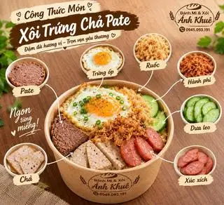 Hình ảnh Xôi Trứng Chả Pate
