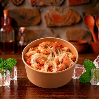 Hình ảnh Nui Sốt Bò Bằm & Tôm Phủ Phomai